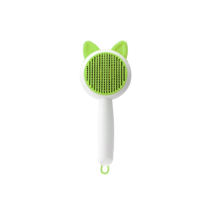 Pet Brush Cat Comb Self Cleaning Pet Hair Remover Brush