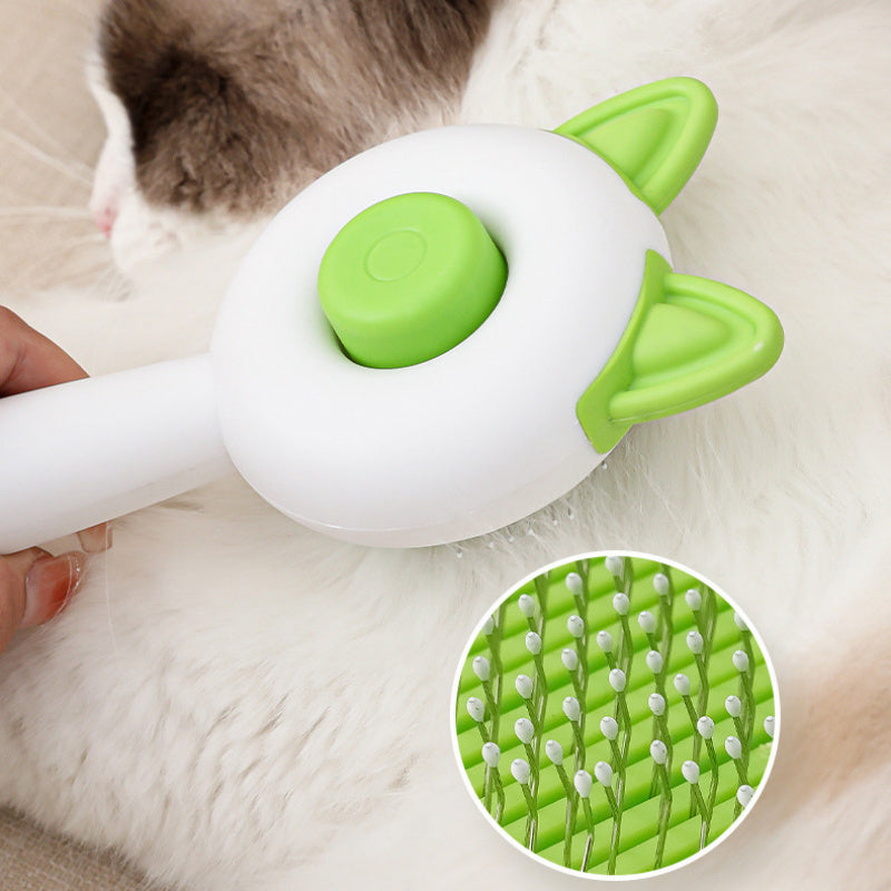 Pet Brush Cat Comb Self Cleaning Pet Hair Remover Brush