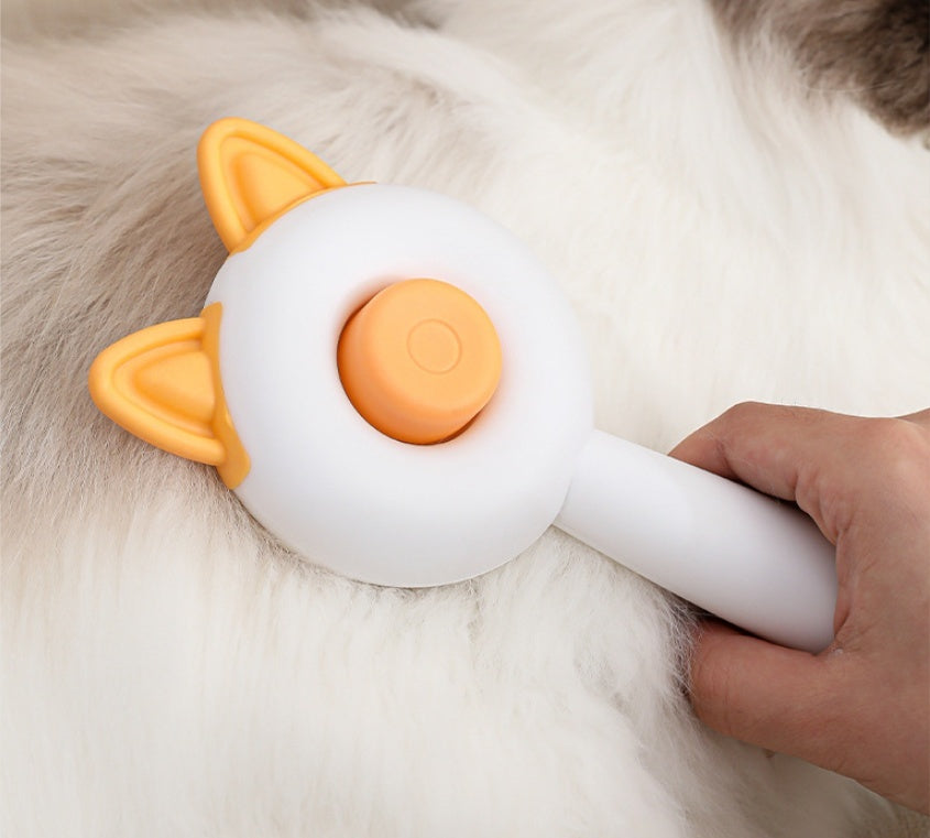 Pet Brush Cat Comb Self Cleaning Pet Hair Remover Brush
