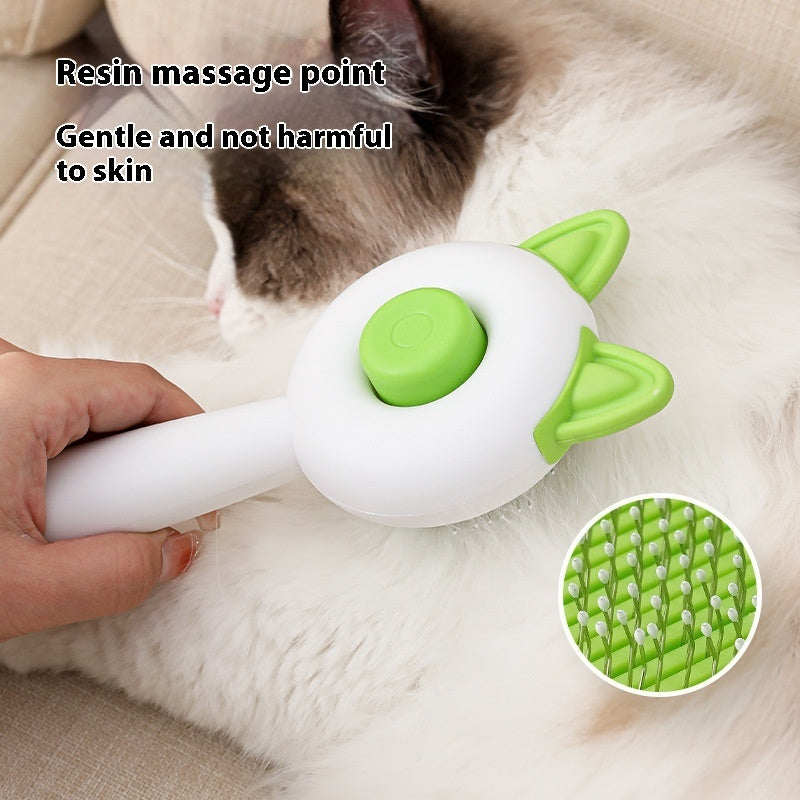 Pet Brush Cat Comb Self Cleaning Pet Hair Remover Brush