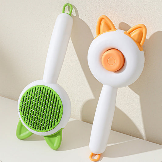 Pet Brush Cat Comb Self Cleaning Pet Hair Remover Brush